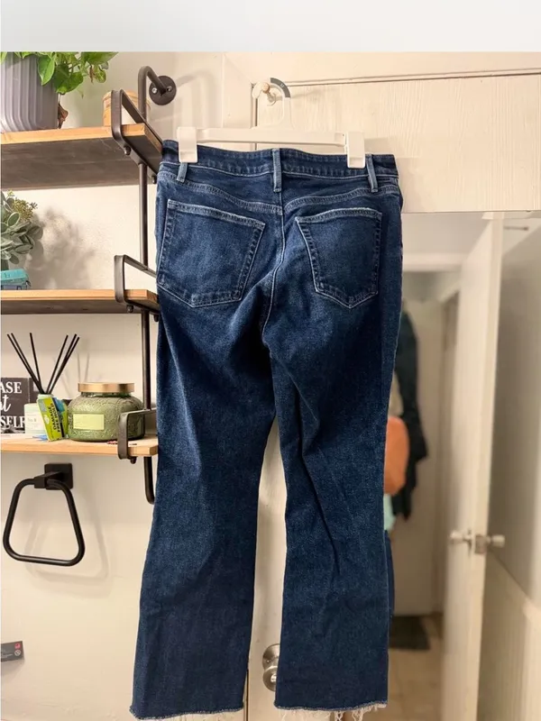 LOFT Medium Blue Straight Leg Jeans - Image 4