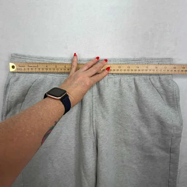 Lululemon XL Scuba Mid-Rise Oversized Jogger Regular Heathered Ultra Light Grey - Image 12