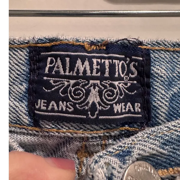 Palmettos Vintage 80s 90s High Rise‎ Mom Jeans Button Fly Light Wash 26 Waist - Image 3