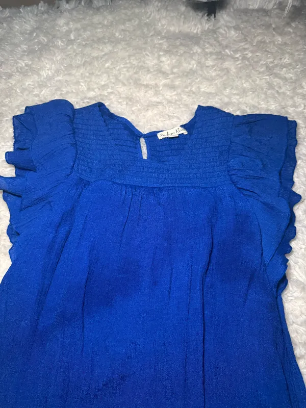 Flowy Blue Dress - Image 2