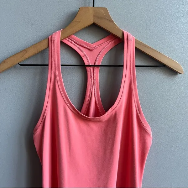 Lululemon Cool Racerback Short Tank Nulu Spiced Chai Mauve Size 6-8 - Image 4