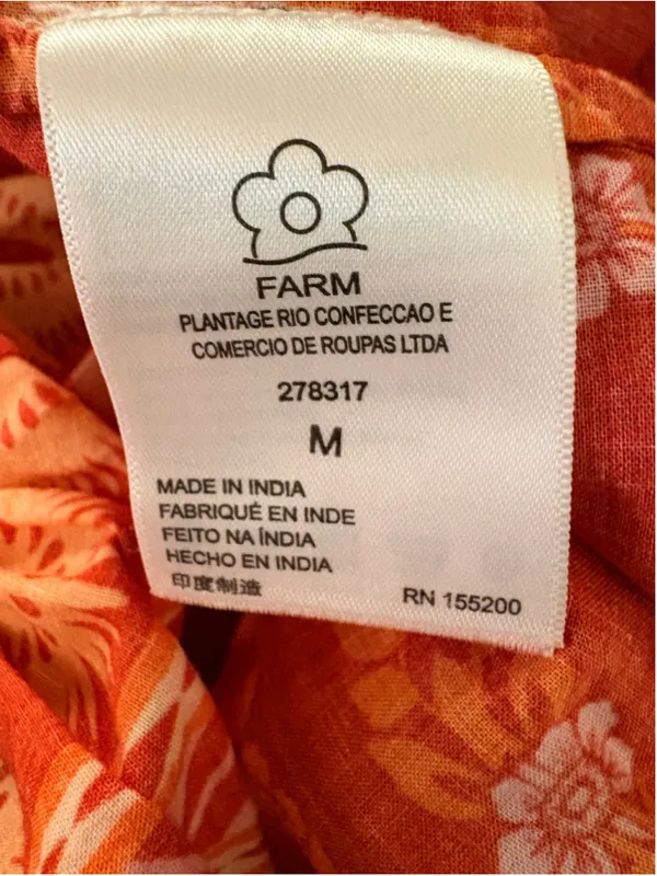 FARM Rio Combuco Cutout Maxi Dress Women’s Size M Boho - Image 4
