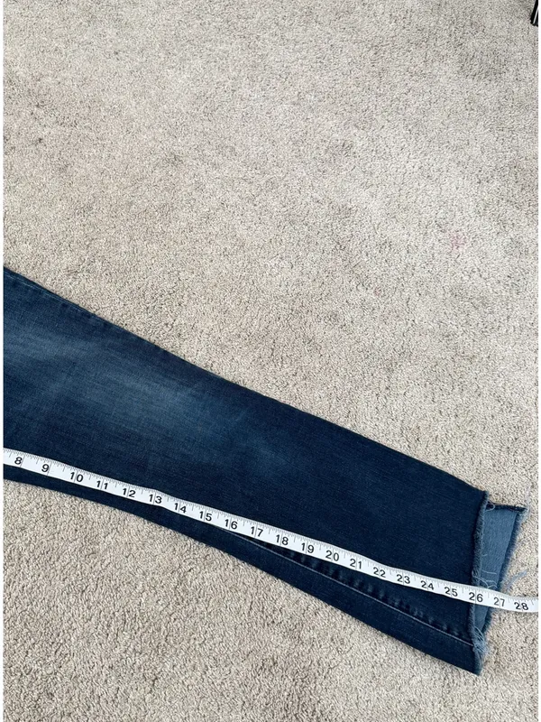 Mother Women’s The Insider Crop Step Fray Jeans in Night Tripper 25 - Image 14