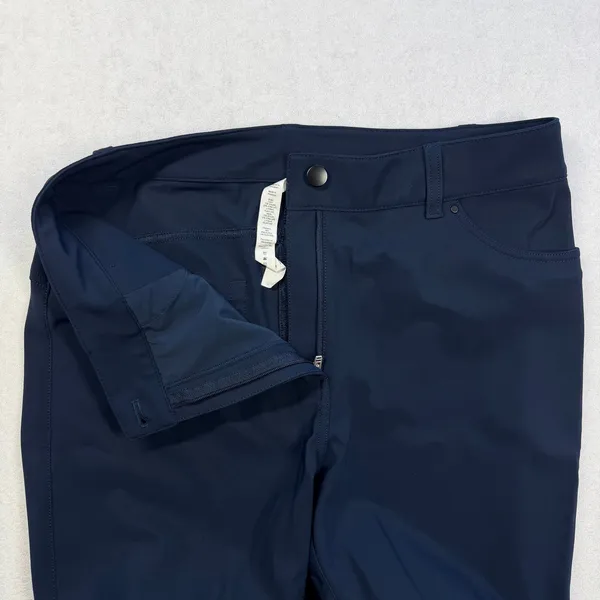 Lululemon City Sleek 5 Pocket Pants Women’s 31 True Navy Slim Fit Warpstreme - Image 5