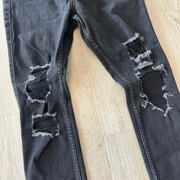 Womens Hollister High-Rise Super Skinny Black Jeans - 5R / 27x28 - Image 3