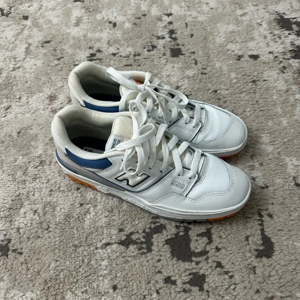 New Balance 550 Sneakers Size 8 - White Mercury Blue - Image 2