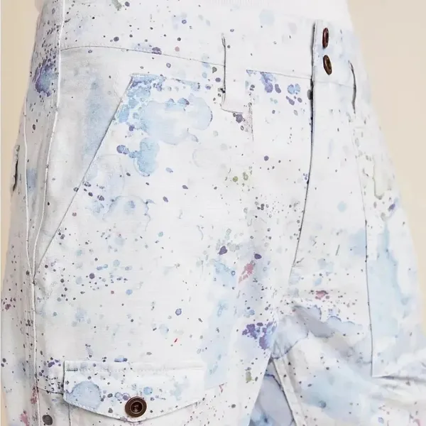 Anthropologie The Wanderer watercolor cargo pants - Image 3
