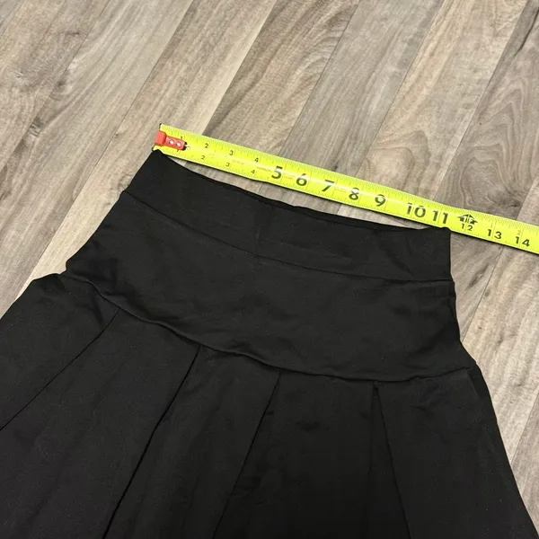 Dolls Kill French Kiss black pleated mini skirt with shorts - Image 3
