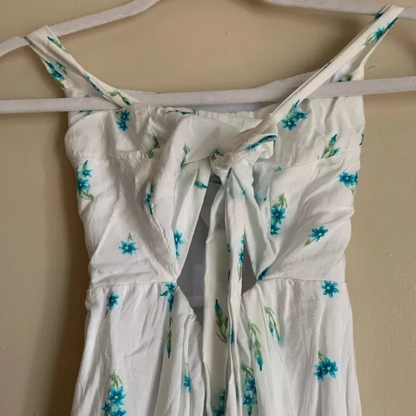 Anthropologie Show Me Your Mumu Dress Floral White Women Size S Formal Wedding - Image 4