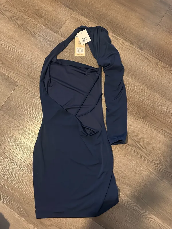 Tiger Mist navy mini dress  - Image 5