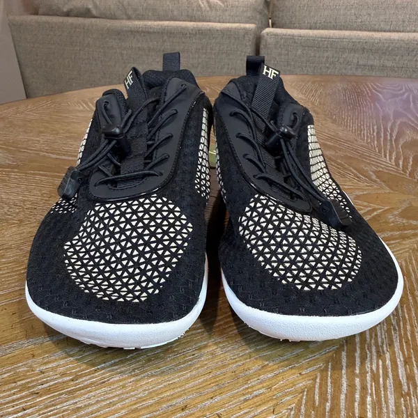 Hike‎ Footwear NEW HF Flow Barefoot Sneakers Cloud Series Black Cream Size 8/8.5 - Image 3