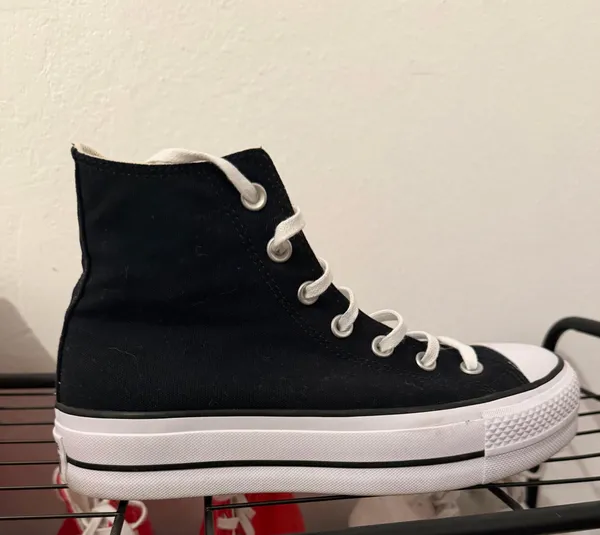 Black Platform Converse High-Top - Image 4