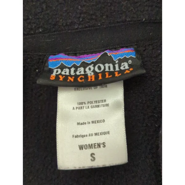 Patagonia Nickel Worn Wear Synchilla Vest Womens S‎ Fleece Full Zip Outdoor Ski - Image 7