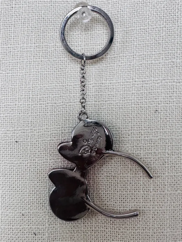 Disney Minnie Mouse Glitter Ear Headband Keychain - Image 2