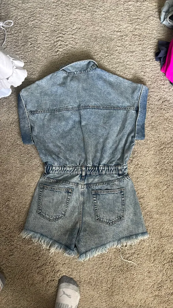 Denim Romper Idem Ditto - Image 2