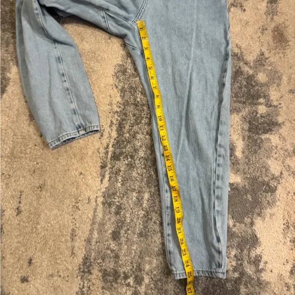 Zara Blue Denim Trousers - Image 6