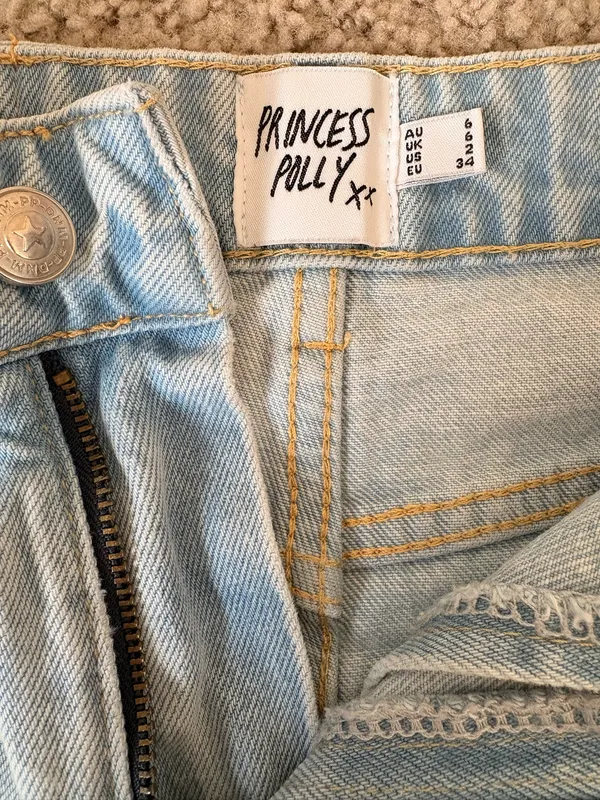 Princess Polly Denim Mini Skirt - Image 4