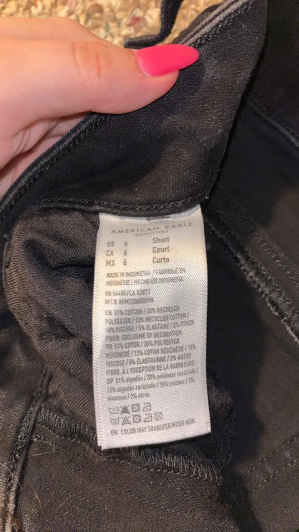 Black American eagle skinny jeans - Image 2
