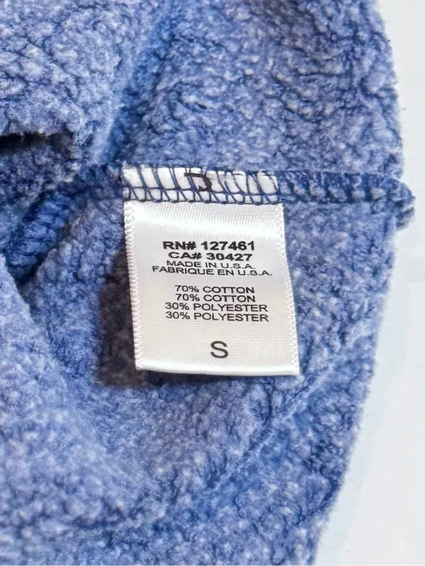 Wildfox Always Hungry Baggy Beach Jumper S Blue Graphic Y2K Sweatshirt Oversized - Image 8