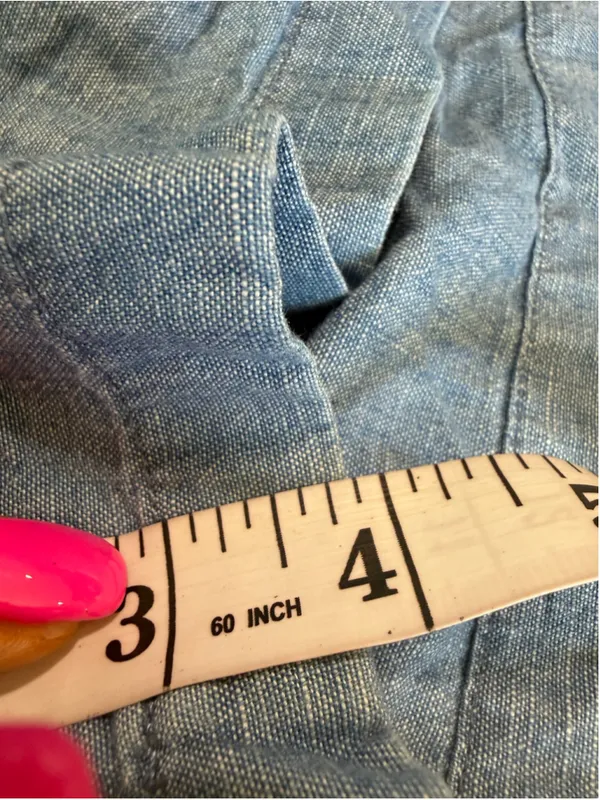 Women's J.Crew Blue Denim Pull-On Shorts Size M - Image 7