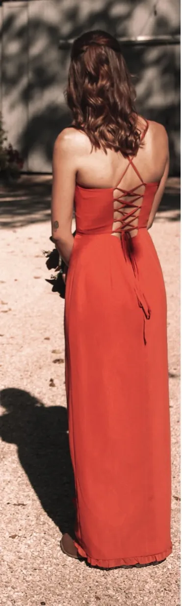 Azazie Dress Bridesmaid Chiffon - Image 4