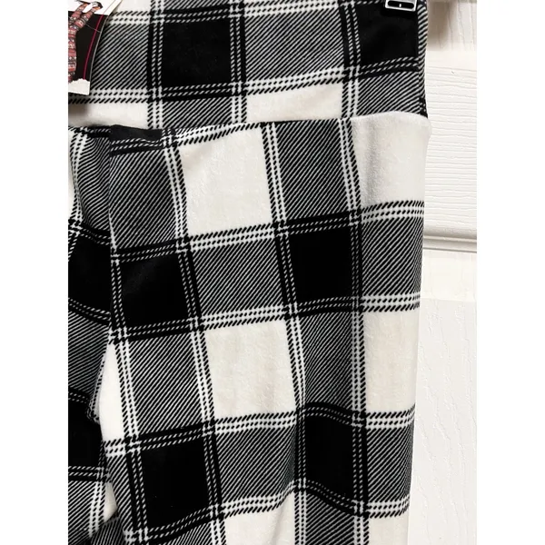 No‎ Boundaries Black White Plaid High Rise Leggings Juniors Size S 3-5 NWT - Image 5