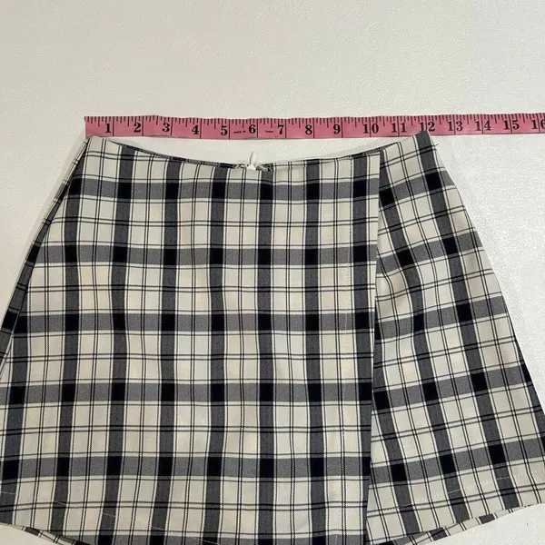 Princess Polly Plaid Mini Skort US 2 AU 6 Preppy Academia Schoolgirl Aesthetic - Image 7