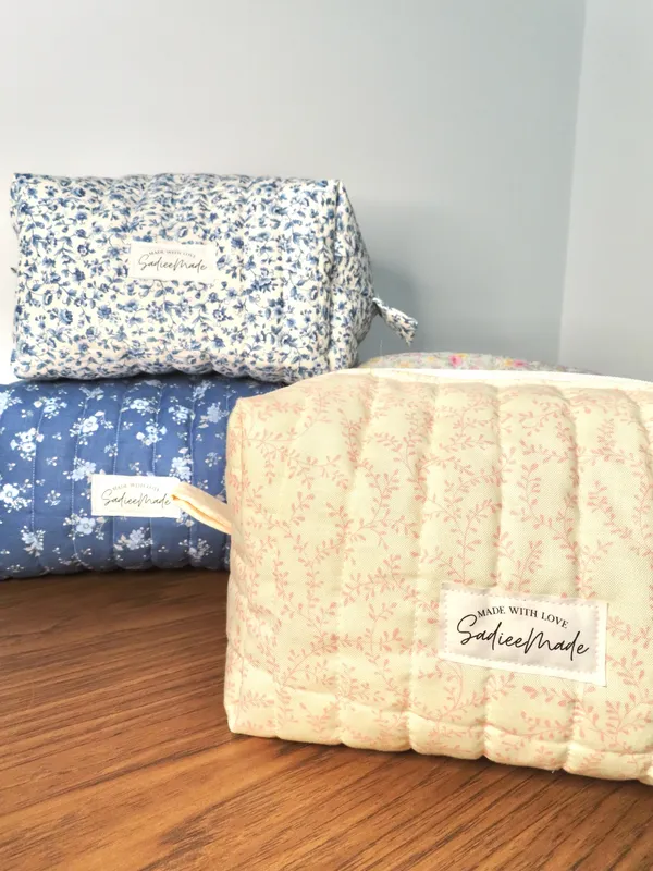quilted makeup pouch Multiple - Image 3