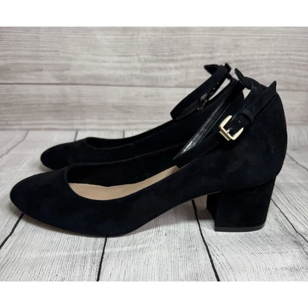 Steven by Steve Madden Black Size 8.5 Mary Jane Pump With Ankle Strap SUEDE - Image 3