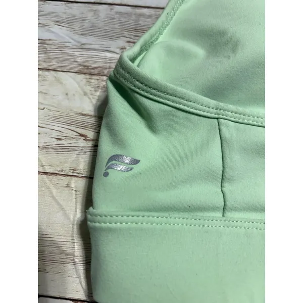 Fabletics Sports Bra Racer Back Small Mint Green Workout Athleisure Activewear - Image 3