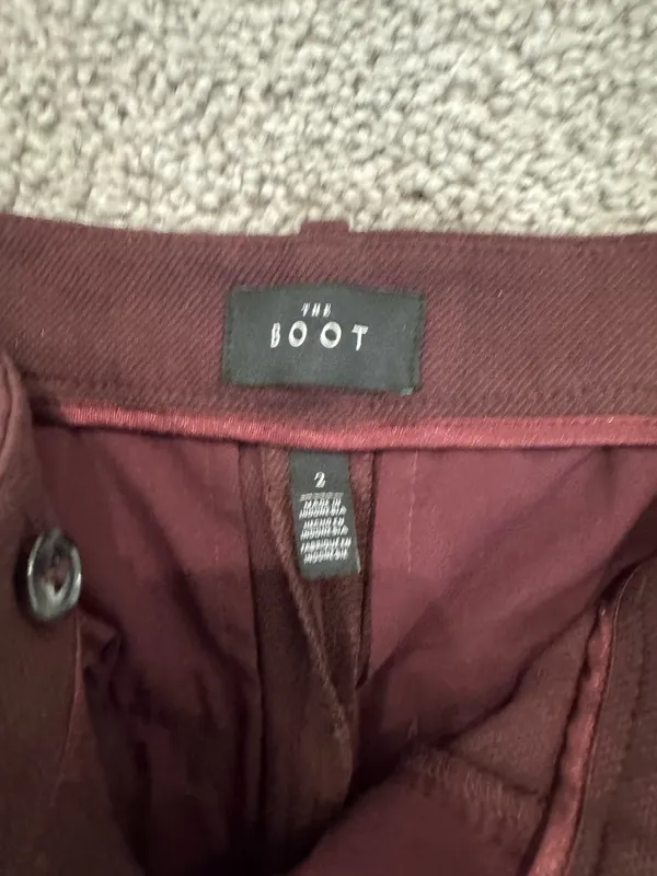 The Boot Dress Pants Red Size 4 - Image 3
