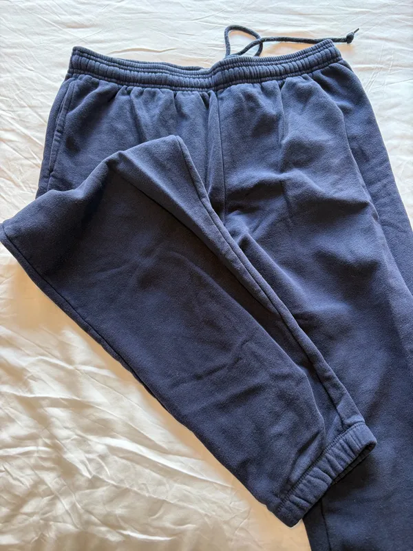 Men's Gap Navy Drawstring Jogger Pants - Image 2