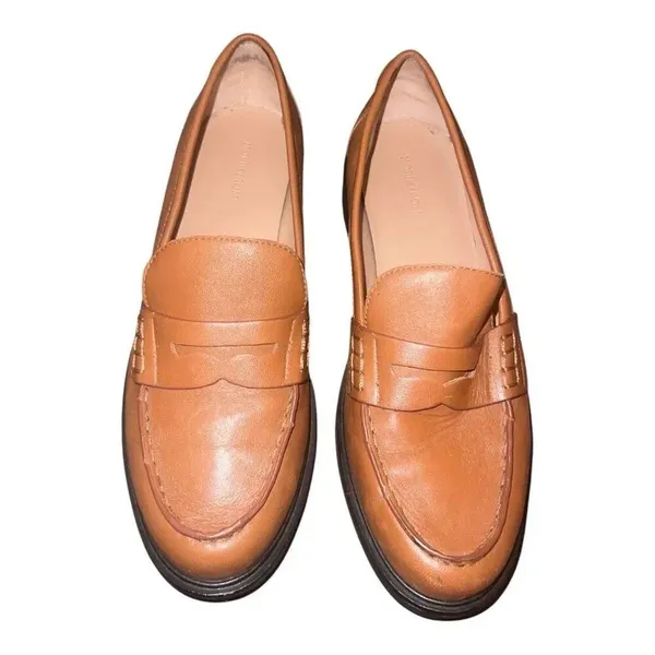 ✨NORDSTROM Lafayette Penny Sz 8 Loafer - Tan✨ - Image 8