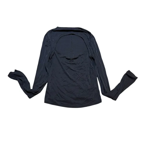 🖤 Free People High Neck Open Back‎ Long Sleeve Top M 🖤 - Image 2