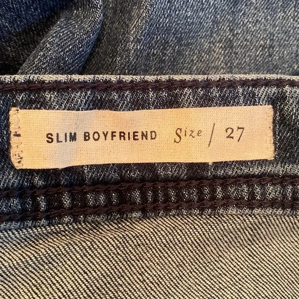 Anthropologie Pilcro and the Letterpress slim boyfriend denim jean shorts size 27 - Image 5