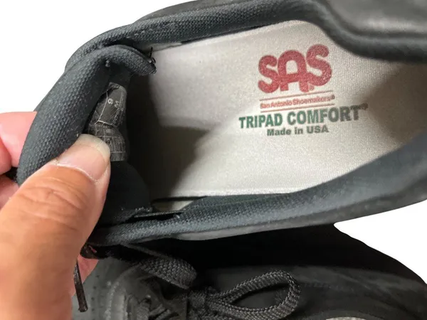 SAS Tripad wms black leather casual walking comfort shoes sz 9M SKU 10-659 - Image 7