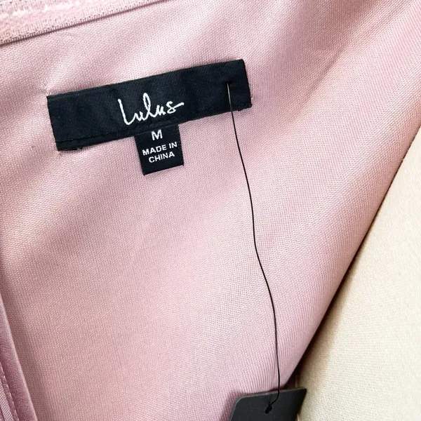 Lulus Real Romantic Satin‎ Dress Womens Medium Pink Rose Prom Bridesmaid Dressy - Image 7