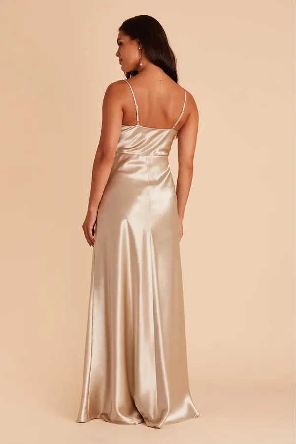 Birdy Grey Lisa Dress in Neutral Champagne - Image 3