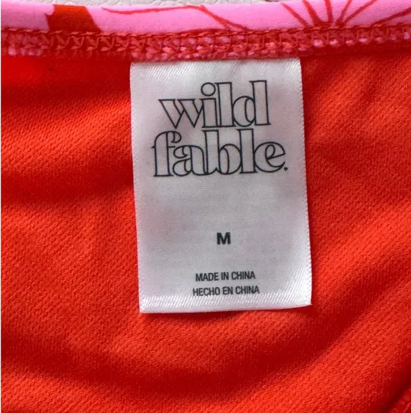 Wild Fable Pink/Orange Tropical Floral Bikini Set - Image 11
