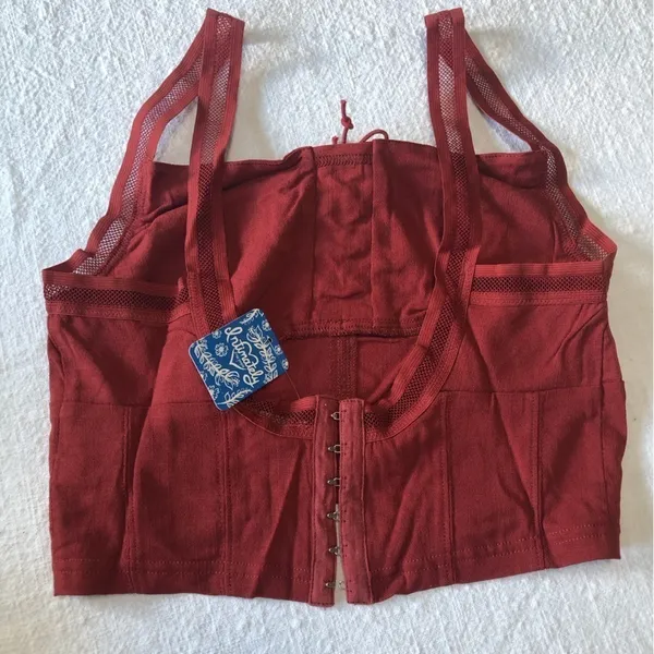 Free People She’s Fancy Brami Redstone New Large - Image 3