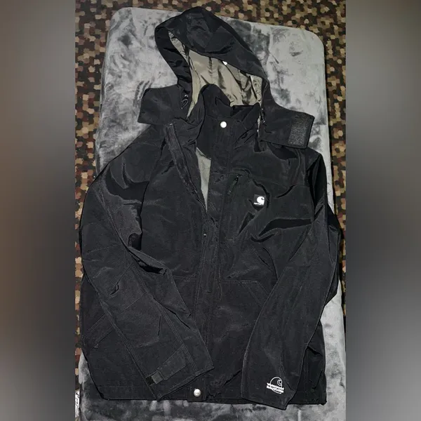Carhartt Waterproof Breathable Shoreline Jacket Size Medium Regular - Image 4