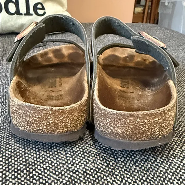 Birkenstock Arizona Brown Sandals Size 38 US 7.5 GUC - Image 5