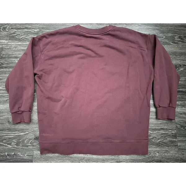 Lululemon Women's Perfectly Oversized Crew sweatshirt Red - Image 4