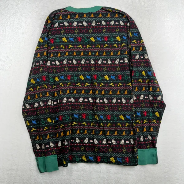 Hanna Andersson Large Pajama Set Harry Potter Fair Isle Organic Cotton Sleepwear - Image 7