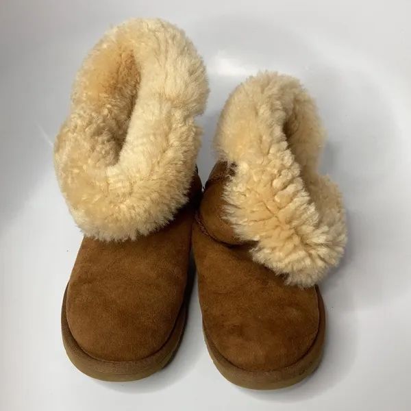 UGG Australia Bailey button short boots chestnut size 6‎ - Image 2