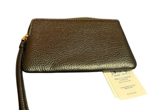 Coach Black and Gold Wristlet - Image 2