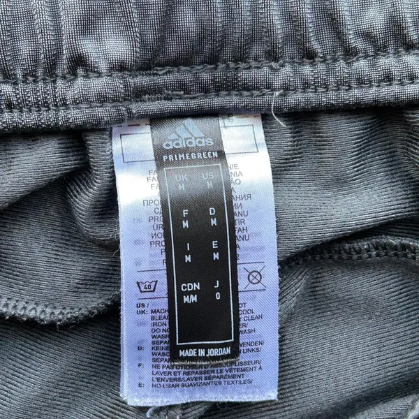 adidas dark gray and black jogger sweatpants - Image 3