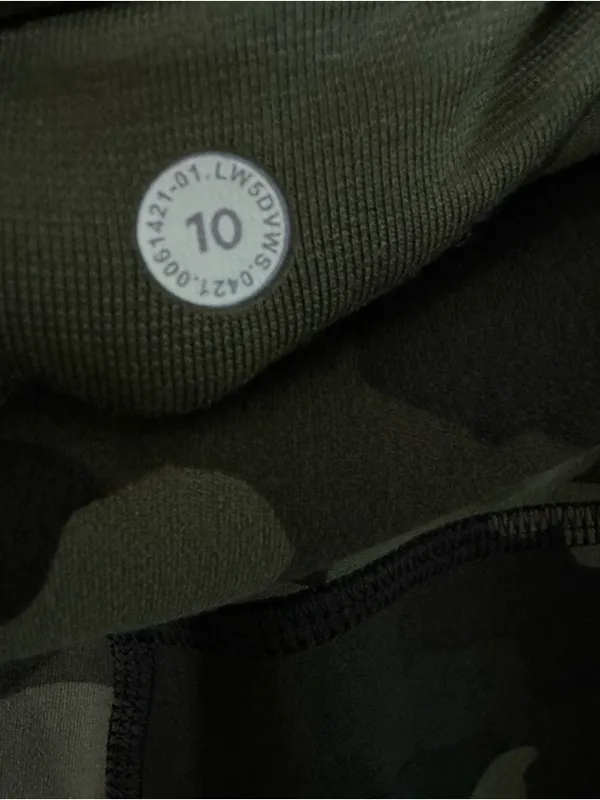 Lululemon Align High Rise Pant Pockets 25" Heritage‎ 365 Camo Women’s Size 10 - Image 7