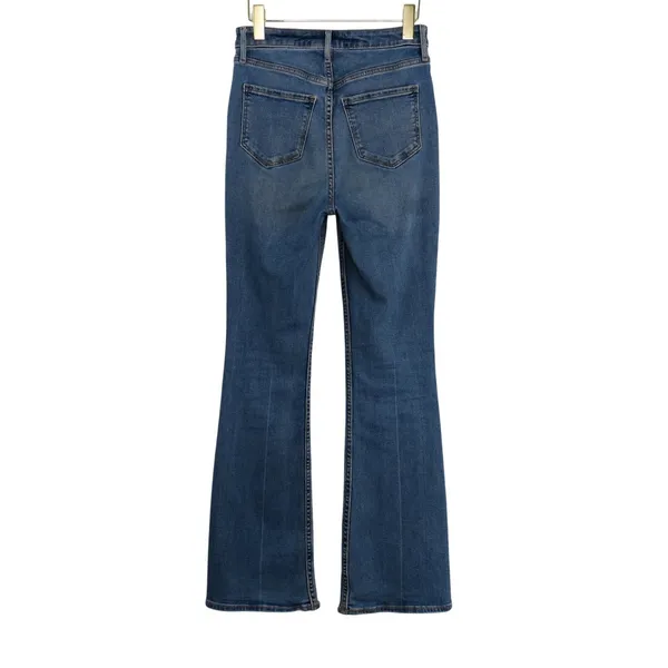 Old Navy Higher High Rise Flare Jeans Secret Smooth Pockets Size 4 Flared Jeans - Image 3