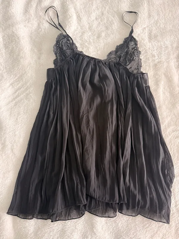 Victoria's Secret Black Lingerie Babydoll - Image 2